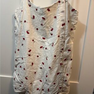 Abercrombie & Fitch Cherry Romper Dress